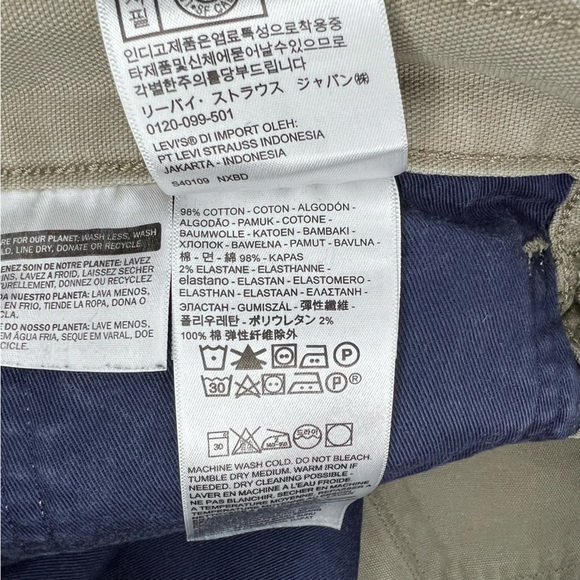 Lot of 3 Pairs of Levi’s Workwear Straight Fit 36x34 Pants, Brown, Tan, Black - Picture 7 of 10